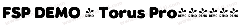 FSP DEMO - Torus Pro字体转换